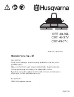 Preview for 1 page of Husqvarna CRT 48-35L Operator'S Manual