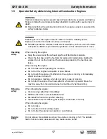 Preview for 17 page of Husqvarna CRT48-33K Operator'S Manual