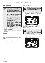 Предварительный просмотр 18 страницы Husqvarna CS 10 Operator'S Manual