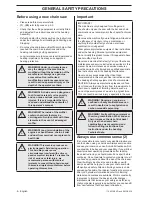 Preview for 8 page of Husqvarna CS 2234S Operator'S Manual