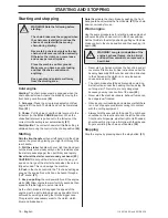 Preview for 16 page of Husqvarna CS 2234S Operator'S Manual