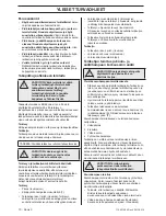 Preview for 70 page of Husqvarna CS 2234S Operator'S Manual