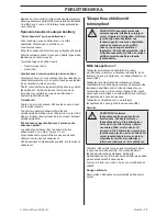 Preview for 79 page of Husqvarna CS 2234S Operator'S Manual