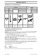 Preview for 262 page of Husqvarna CS 2234S Operator'S Manual