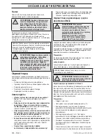 Preview for 268 page of Husqvarna CS 2234S Operator'S Manual