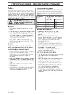 Preview for 272 page of Husqvarna CS 2234S Operator'S Manual