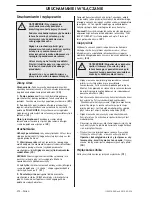 Preview for 274 page of Husqvarna CS 2234S Operator'S Manual