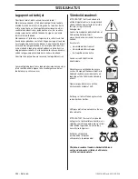 Preview for 284 page of Husqvarna CS 2234S Operator'S Manual