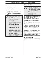 Preview for 291 page of Husqvarna CS 2234S Operator'S Manual