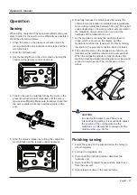 Preview for 19 page of Husqvarna CS 2512 Operator'S Manual