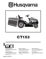 Preview for 1 page of Husqvarna CT153 Instruction Manual