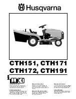 Husqvarna CTH151 Instruction Manual предпросмотр