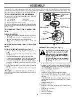 Preview for 6 page of Husqvarna CTH2036 XP Owner'S Manual