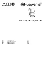 Preview for 1 page of Husqvarna DE 110 Operator'S Manual