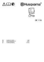 Husqvarna DE 110i Operator'S Manual preview