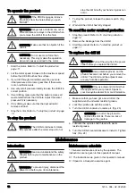 Preview for 12 page of Husqvarna DM 200 Operator'S Manual