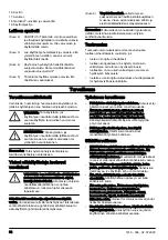 Preview for 54 page of Husqvarna DM 200 Operator'S Manual