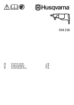 Preview for 1 page of Husqvarna DM 230 Operator'S Manual