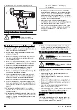 Preview for 10 page of Husqvarna DM 230 Operator'S Manual