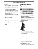 Предварительный просмотр 8 страницы Husqvarna DM 340 Operator'S Manual