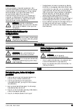 Preview for 51 page of Husqvarna DM400 Operator'S Manual