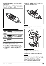 Preview for 71 page of Husqvarna DM400 Operator'S Manual