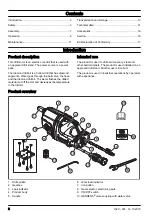 Preview for 2 page of Husqvarna DM700 Operator'S Manual