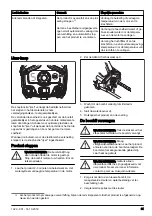 Preview for 61 page of Husqvarna DM700 Operator'S Manual