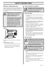 Preview for 7 page of Husqvarna DMS 180 Operator'S Manual