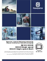 Preview for 1 page of Husqvarna DS 150 Operator'S Manual