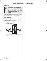 Preview for 8 page of Husqvarna DS 150 Operator'S Manual