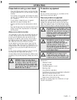 Preview for 9 page of Husqvarna DS 150 Operator'S Manual