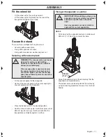 Preview for 11 page of Husqvarna DS 150 Operator'S Manual