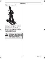 Preview for 13 page of Husqvarna DS 150 Operator'S Manual