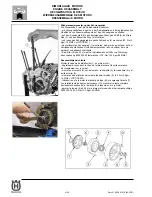 Предварительный просмотр 219 страницы Husqvarna DUAL PURPOSE SM 610 I.E Workshop Manual