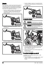 Предварительный просмотр 22 страницы Husqvarna DURATIQ XP6 Operator'S Manual