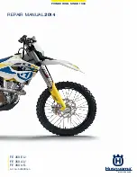 Husqvarna FE 350 2014 Repair Manual предпросмотр