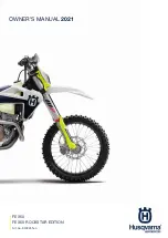 Husqvarna FE 350 2021 Owner'S Manual предпросмотр