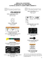 Preview for 33 page of Husqvarna FS 4800 D Operator'S Manual