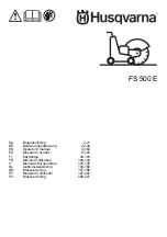 Husqvarna FS 500 E Operator'S Manual preview