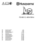 Husqvarna FS 600 E Operator'S Manual preview