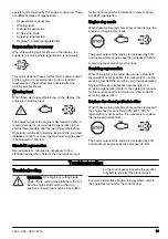 Preview for 39 page of Husqvarna FS7000 D Operator'S Manual