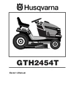 Husqvarna GTH2454T Owner'S Manual preview