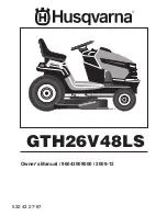 Preview for 1 page of Husqvarna GTH26V48LS Owner'S Manual