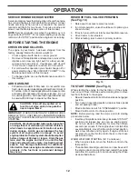 Preview for 12 page of Husqvarna GTH26V48LS Owner'S Manual