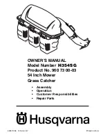 Husqvarna H354SG Owner'S Manual preview