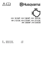 Husqvarna HH 163MP Operator'S Manual preview