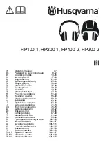 Preview for 1 page of Husqvarna HP100-1 Operator'S Manual
