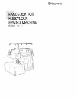 Husqvarna HUSKYLOCK 1002 Handbook предпросмотр