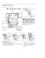 Предварительный просмотр 21 страницы Husqvarna HUSKYLOCK 1002 Handbook